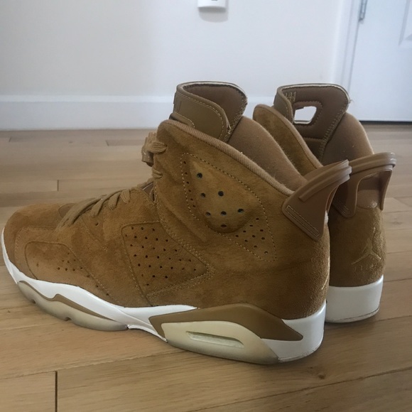 Jordan’s retro 6 wheat, men’s size 11.5 us main image 4